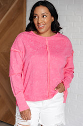 Patch Things Up Patchwork Long Sleeve Sweatshirt One Eleven North